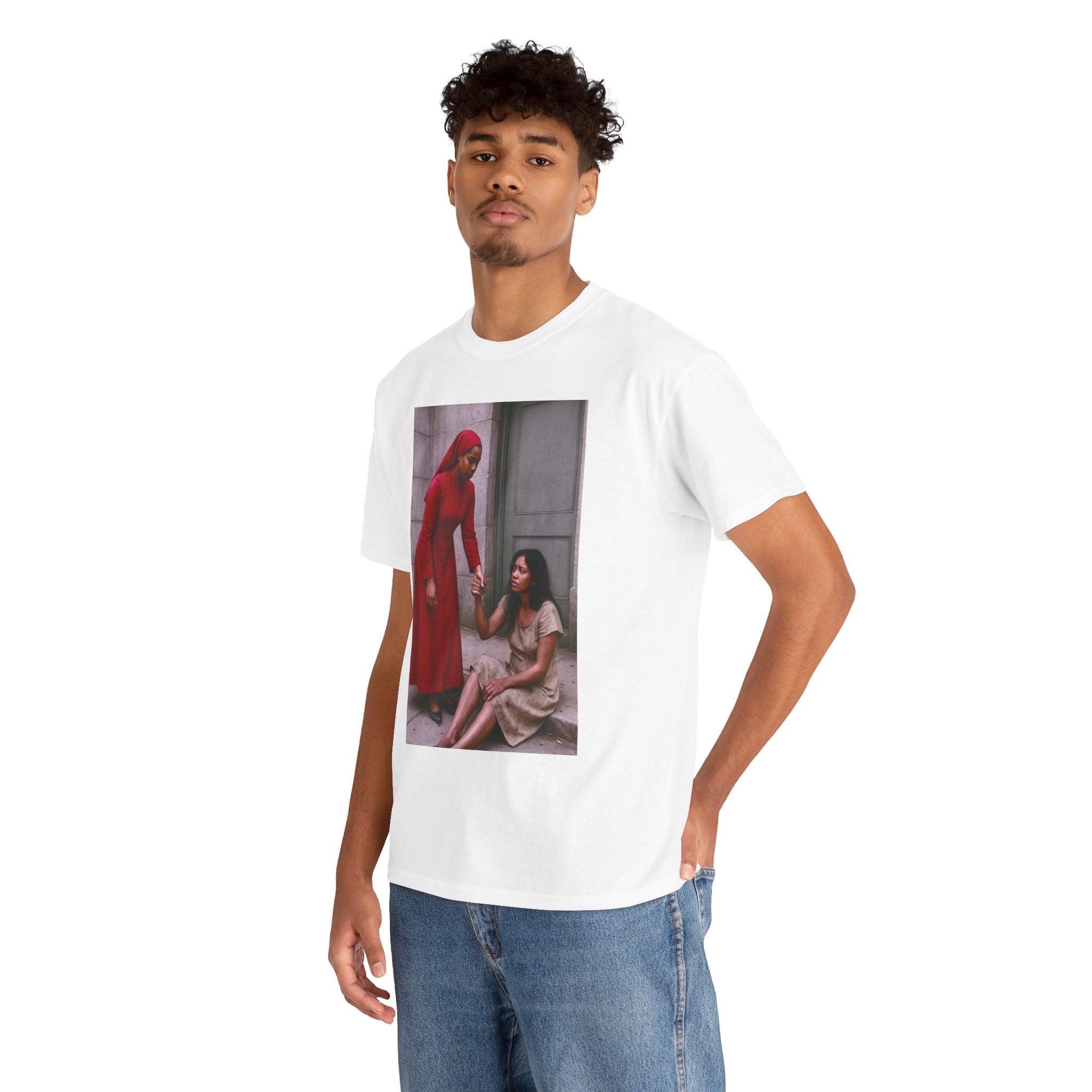 Artistic Unisex Tee - Feminine and Bold Design, Comfortable Cotton Shirt for Everyday Wear, Fashion Statement, Gift for Friends