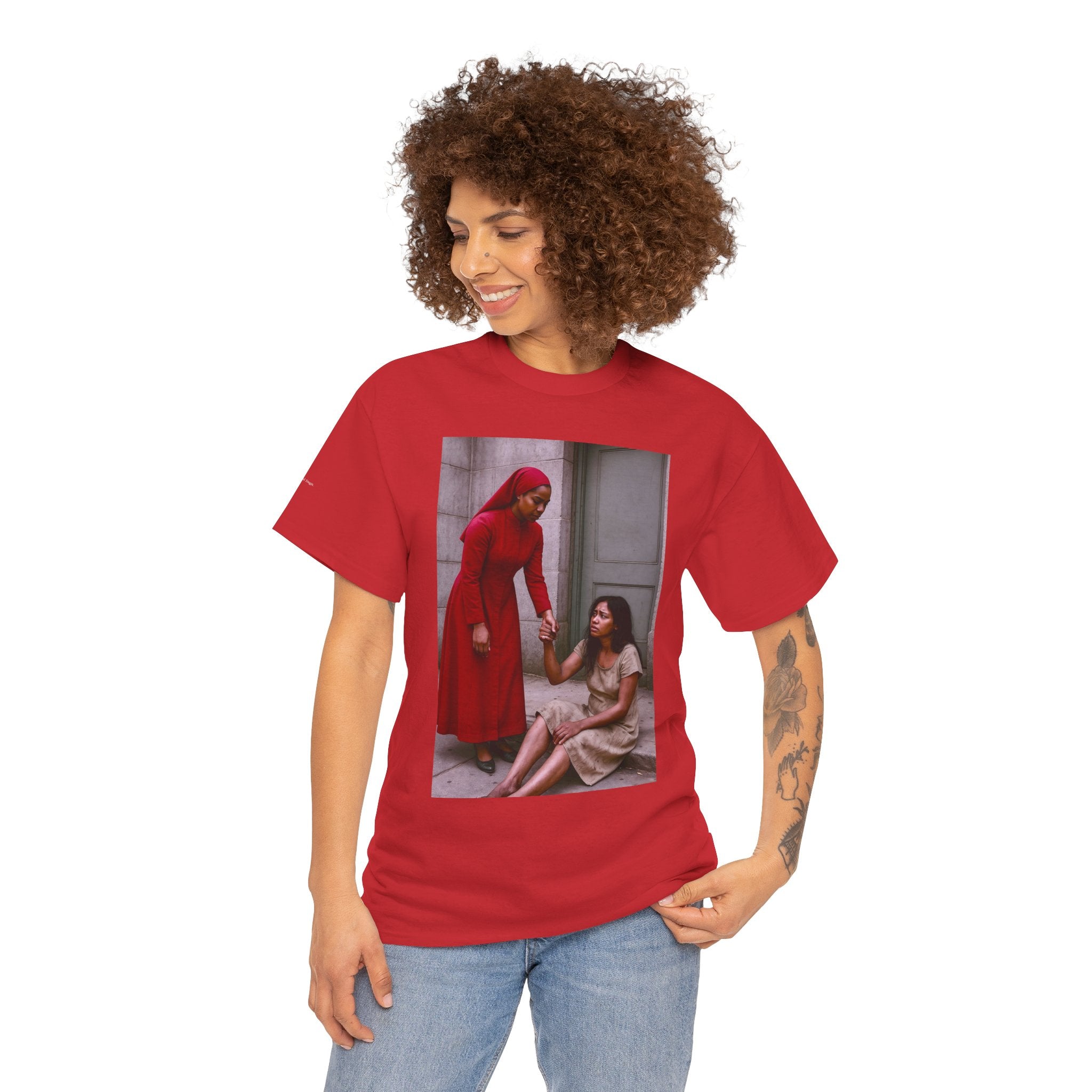 Artistic Unisex Tee - Feminine and Bold Design, Comfortable Cotton Shirt for Everyday Wear, Fashion Statement, Gift for Friends