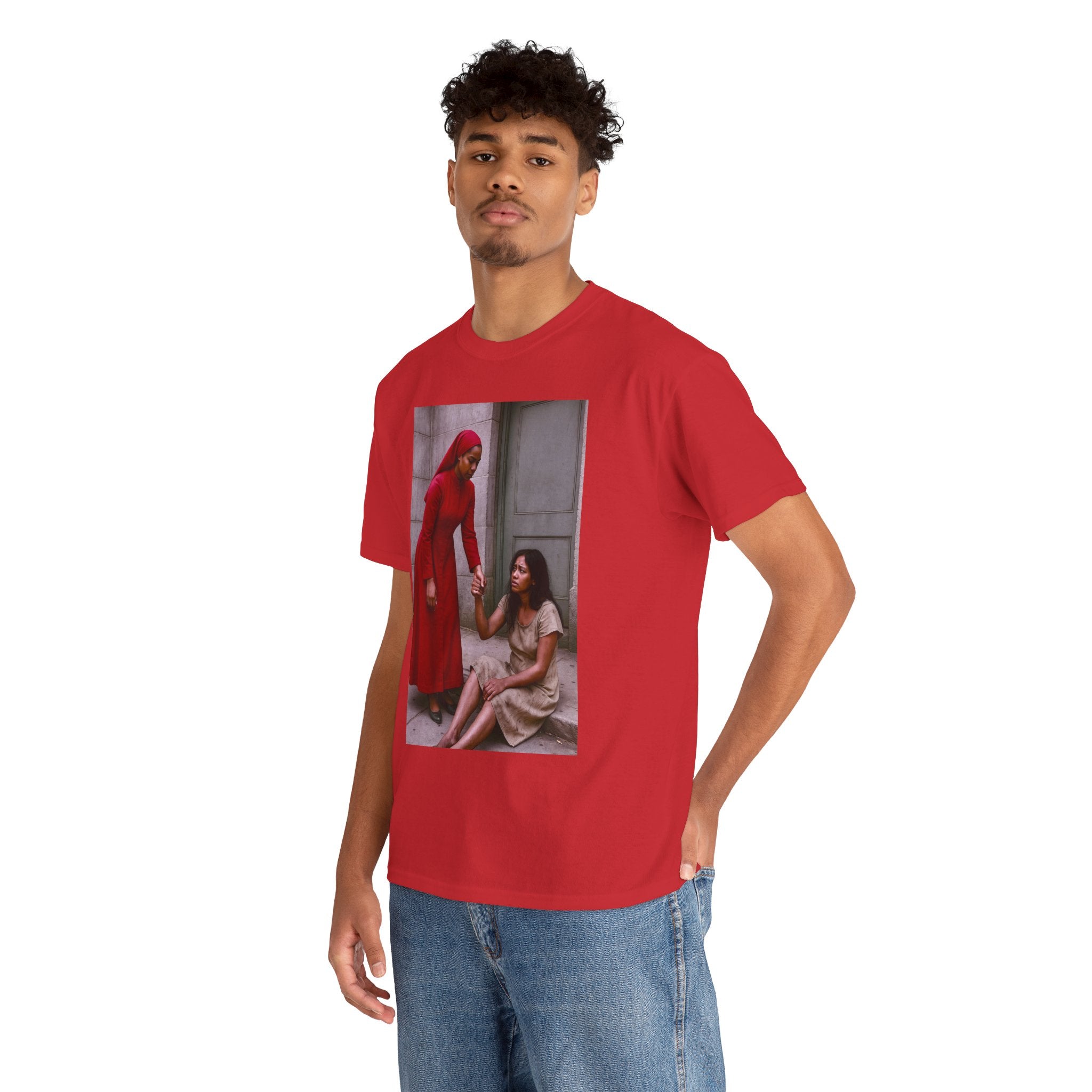 Artistic Unisex Tee - Feminine and Bold Design, Comfortable Cotton Shirt for Everyday Wear, Fashion Statement, Gift for Friends