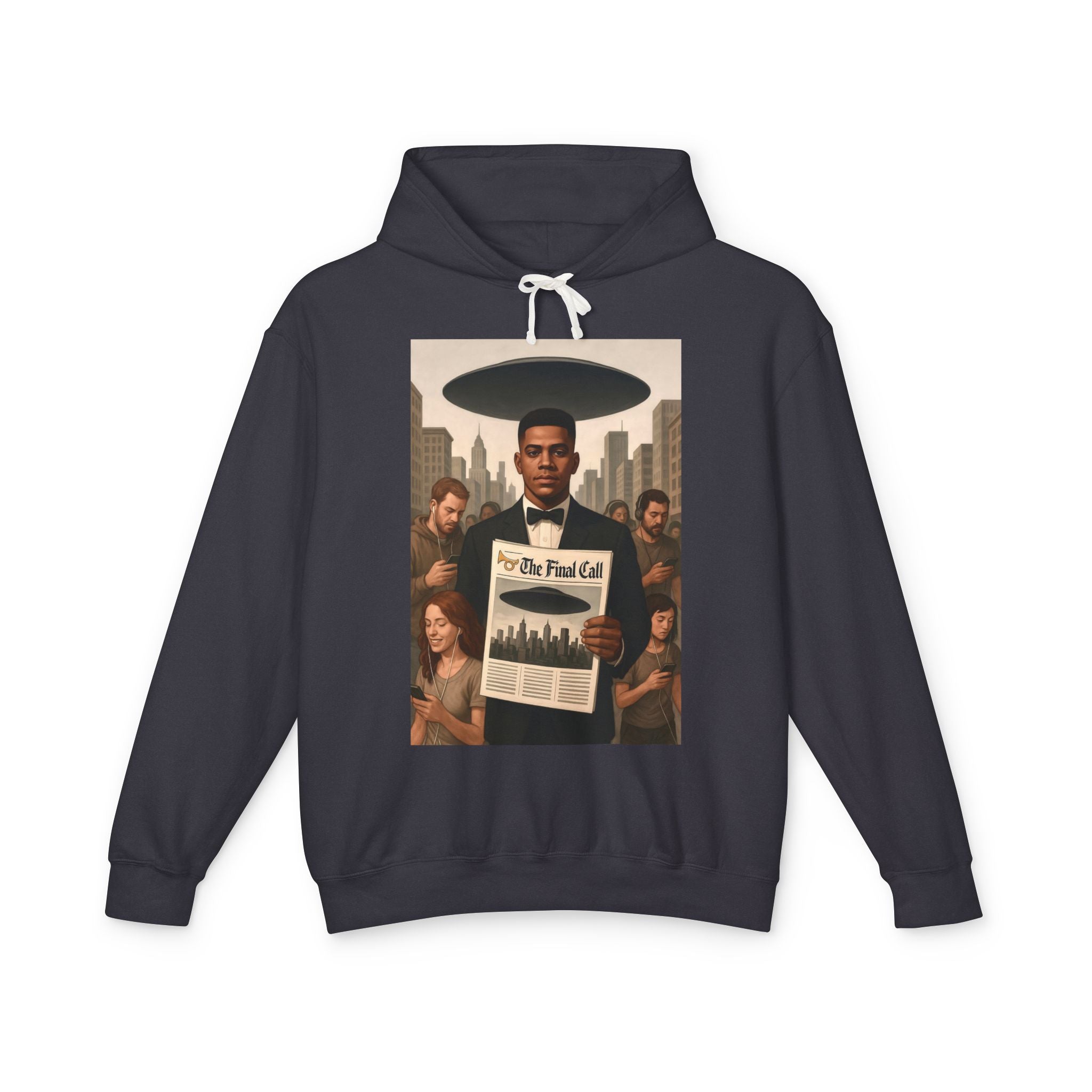 Lightweight Hooded Sweatshirt, Streetwear, Art Design, Graduations, Gifting, Cool Casual Wear